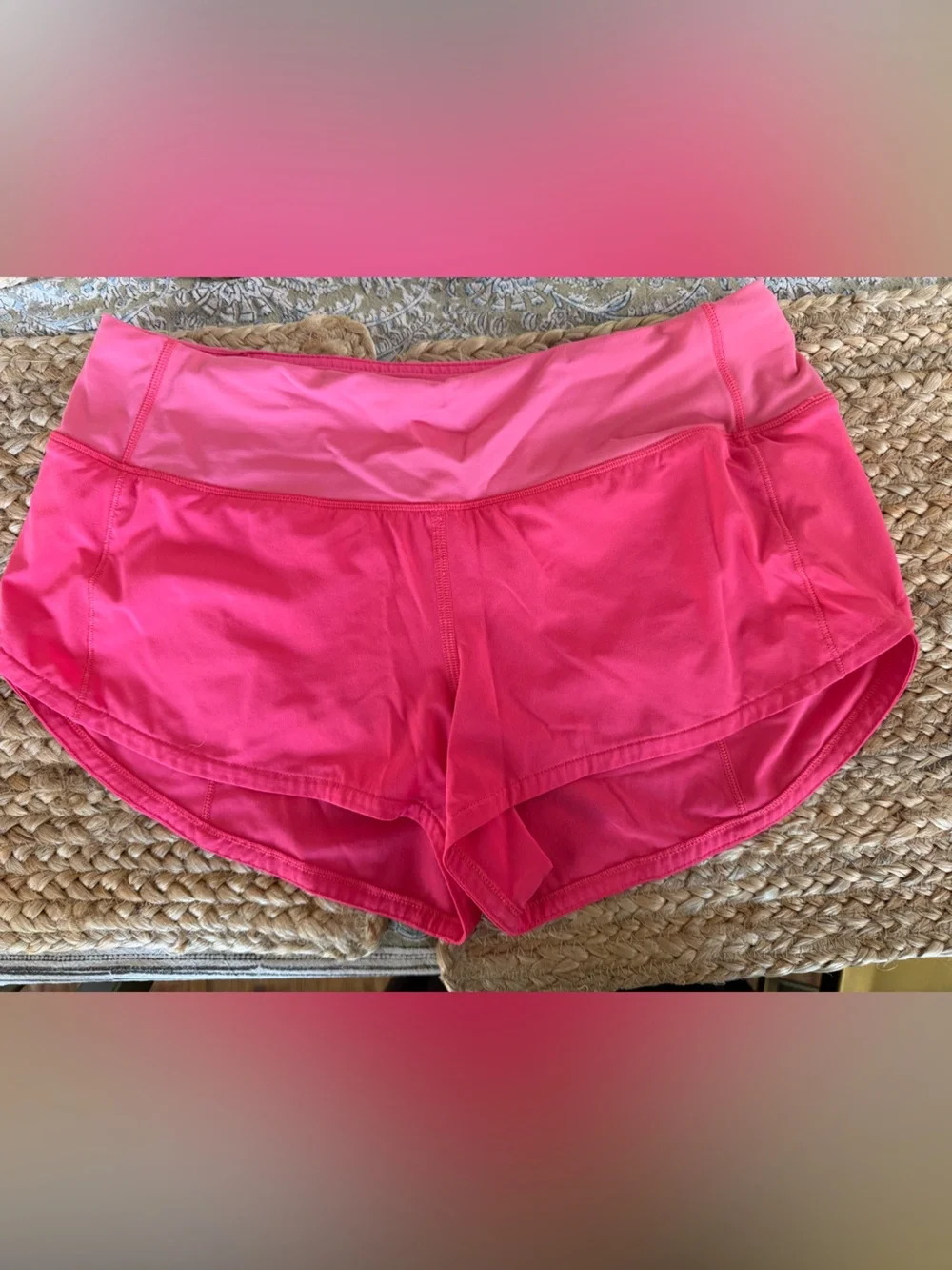 lululemon athletica Hot Pink Performance Shorts size 4